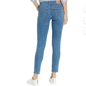 Levi's 711 Skinny Raw Hem Jeans Pants